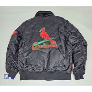 Starter x‎ TY Mopkins ST. Louis Cardinals Jacket Mens Large. Black History Month